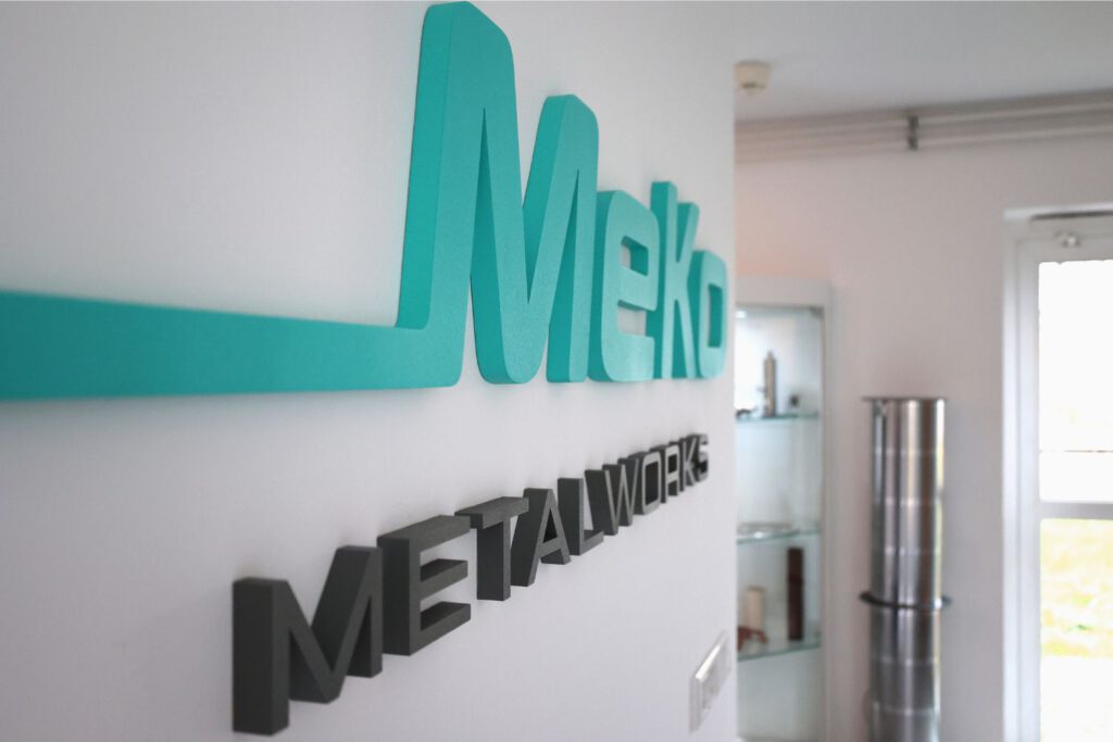 3D Wandlogo „Meko“