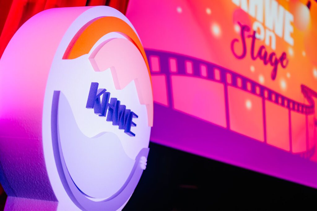 Logo als Eventaufsteller